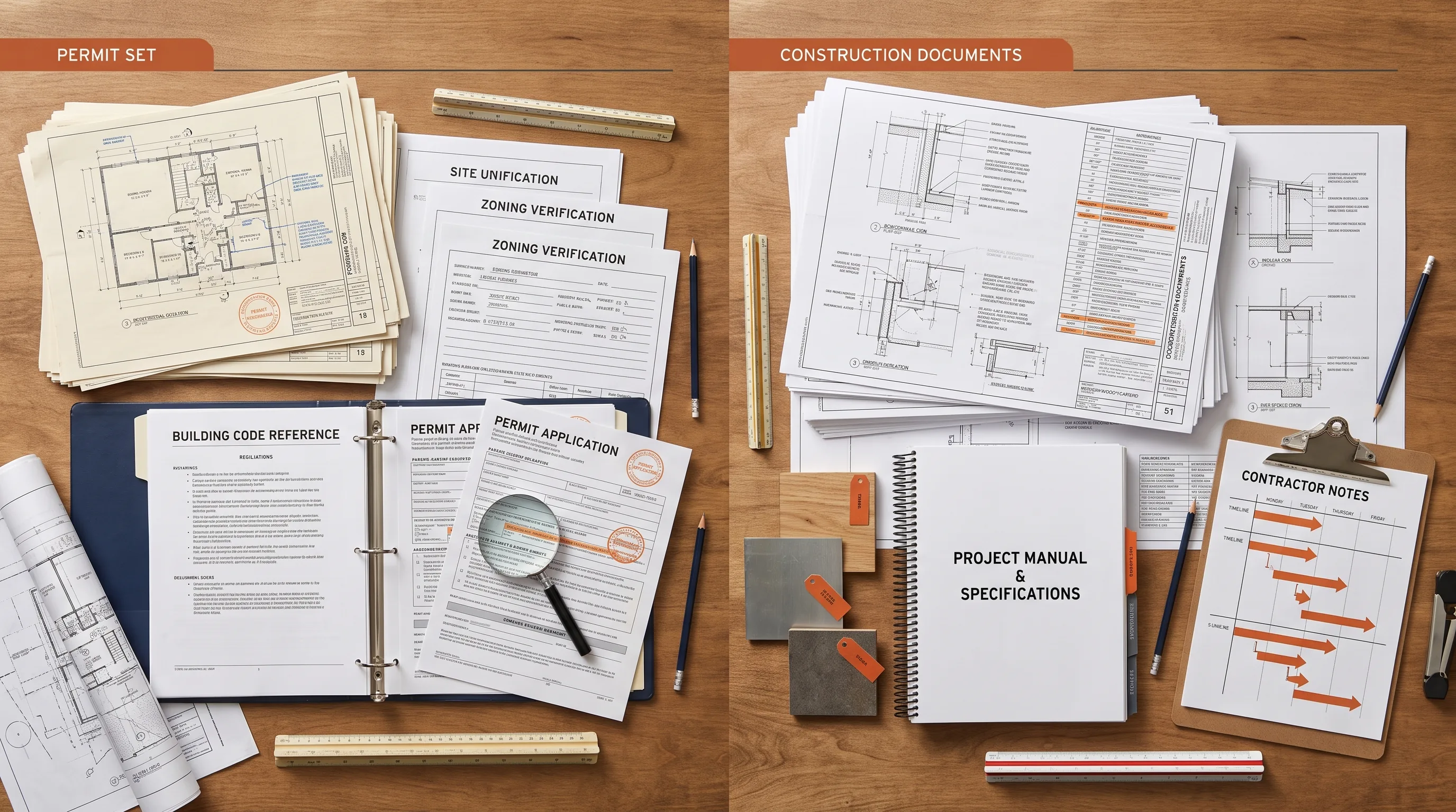 Permit Set vs Construction Set: What's the Difference? Permit Set vs Construction Set: What's the Difference?