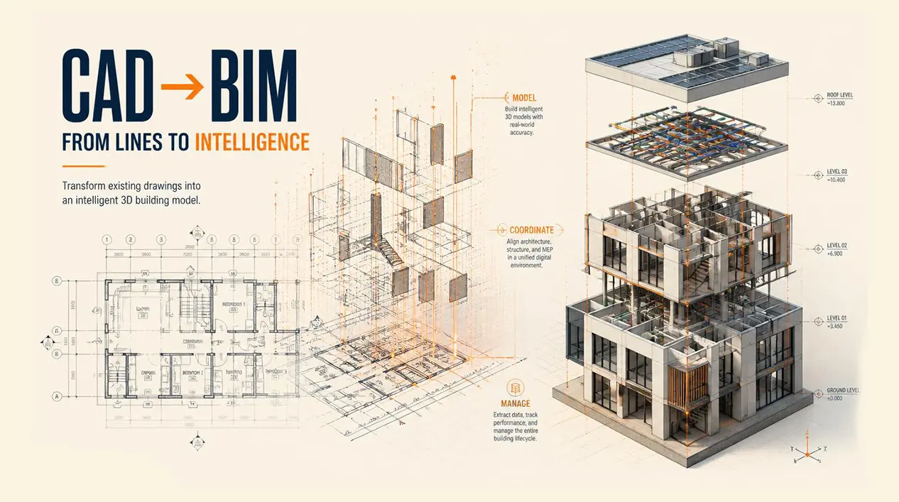 CAD-to-BIM Conversion: Complete Guide CAD-to-BIM Conversion: Complete Guide