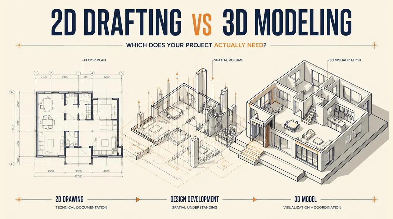 2D vs 3D Drafting: Which Does Your Project Need? 2D vs 3D Drafting: Which Does Your Project Need?