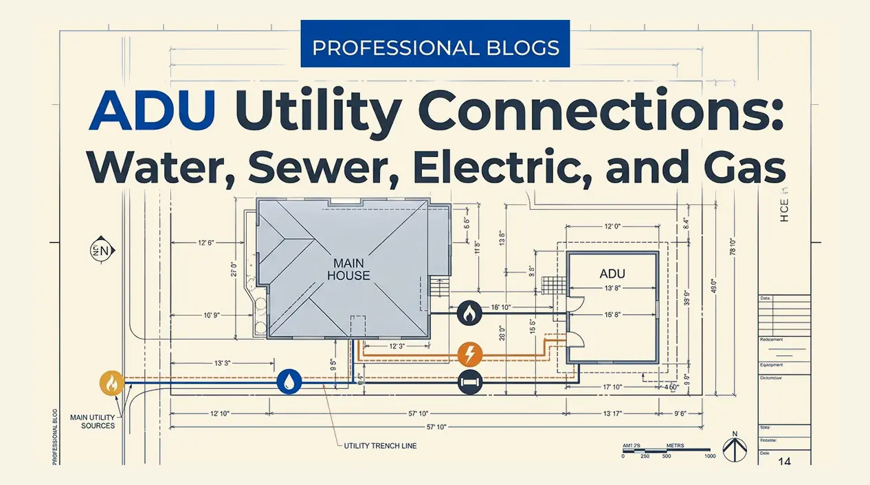 ADU Utility Connections — Complete Water, Sewer, Electrical Guide ADU Utility Connections — Complete Water, Sewer, Electrical Guide