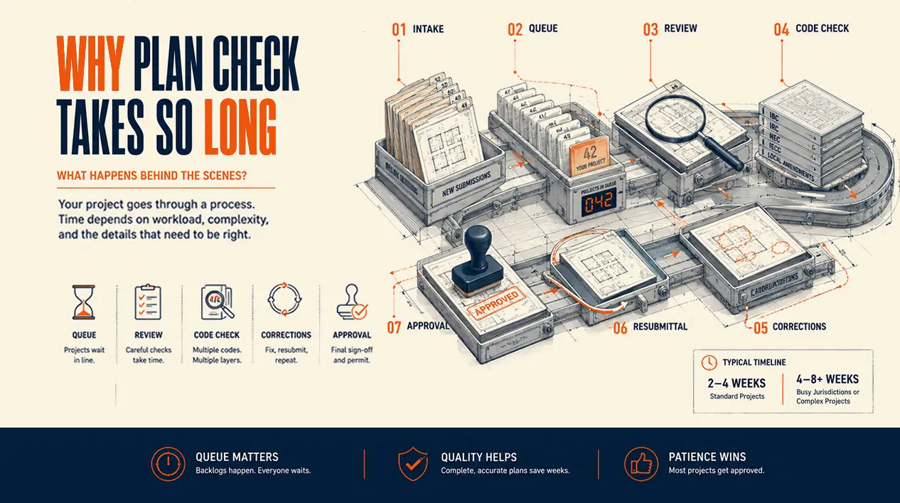 Why Plan Check Takes So Long (And What's Normal) Why Plan Check Takes So Long (And What's Normal)